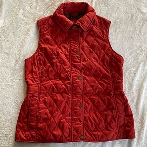 L. L. Bean quilted vest, size S